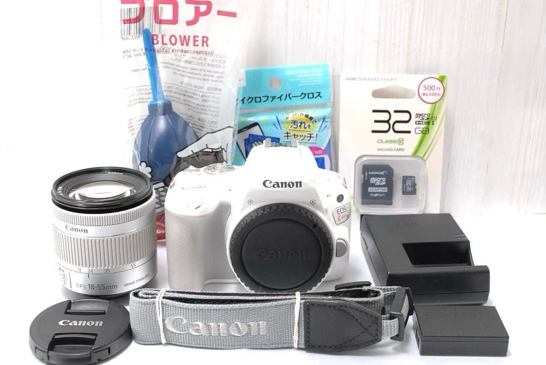 ✨人気色ホワイト✨Canon Kiss X9 スマホ転送 収納バッグ付き❤️