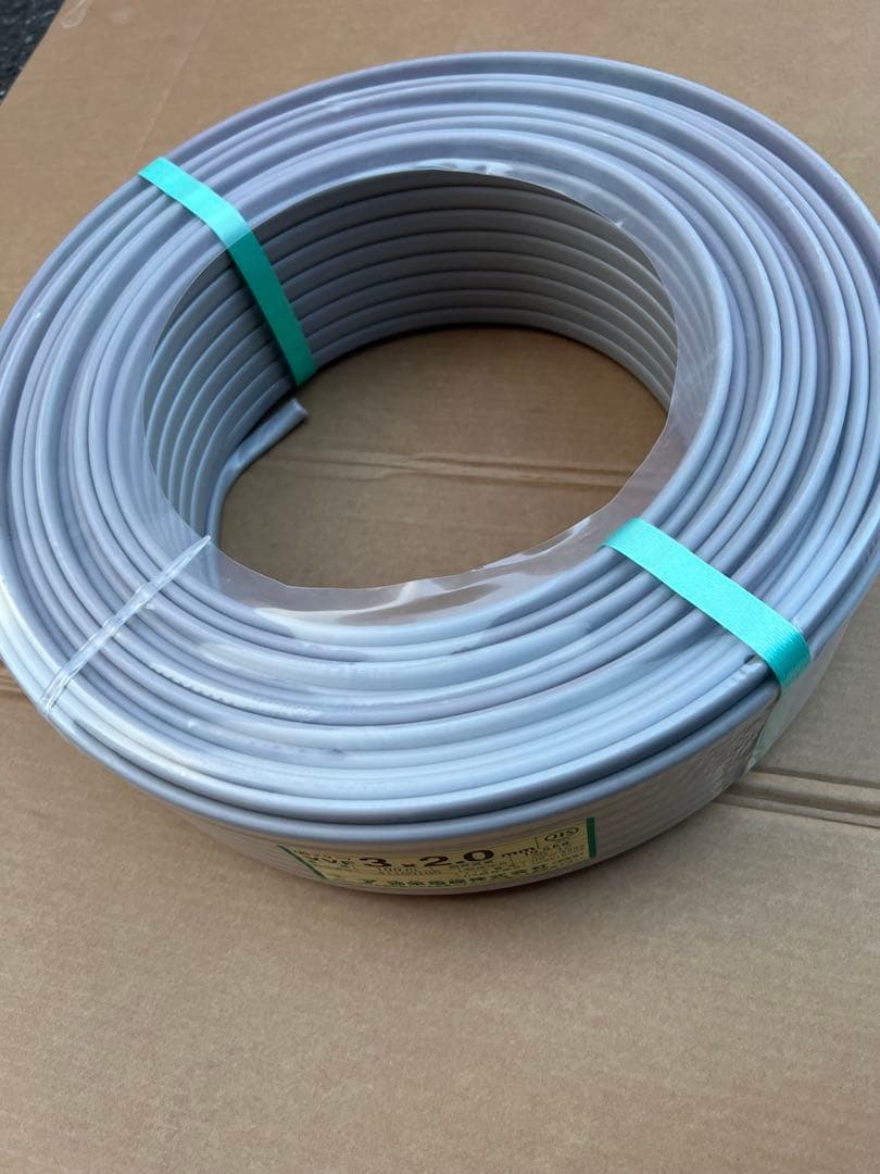 VVF2.0-3C Fケーブル　2mm×3芯　100m 赤白黒