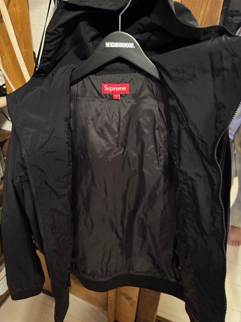 Supreme ブラック ナイロンジャケット S