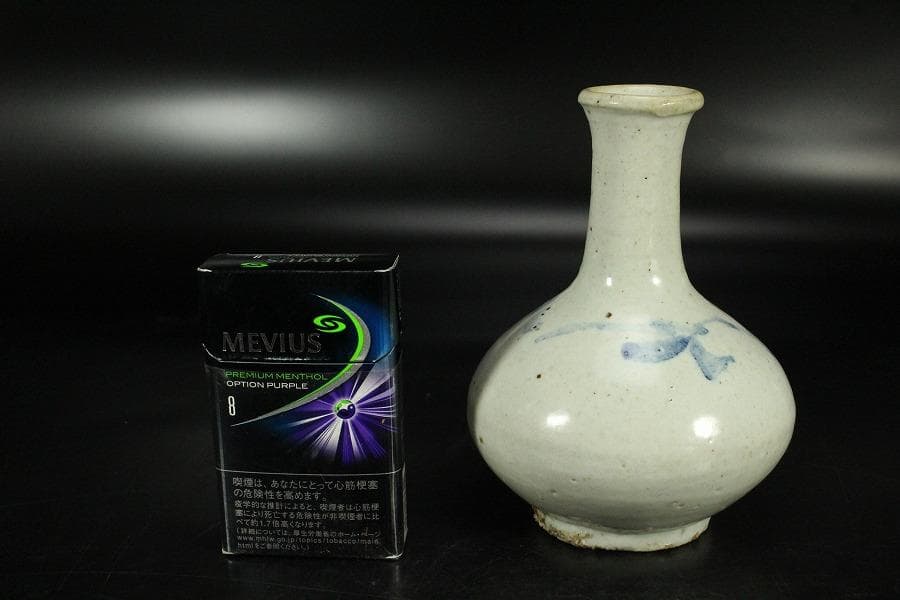 古美術 李朝 染付 徳利(K-A635)