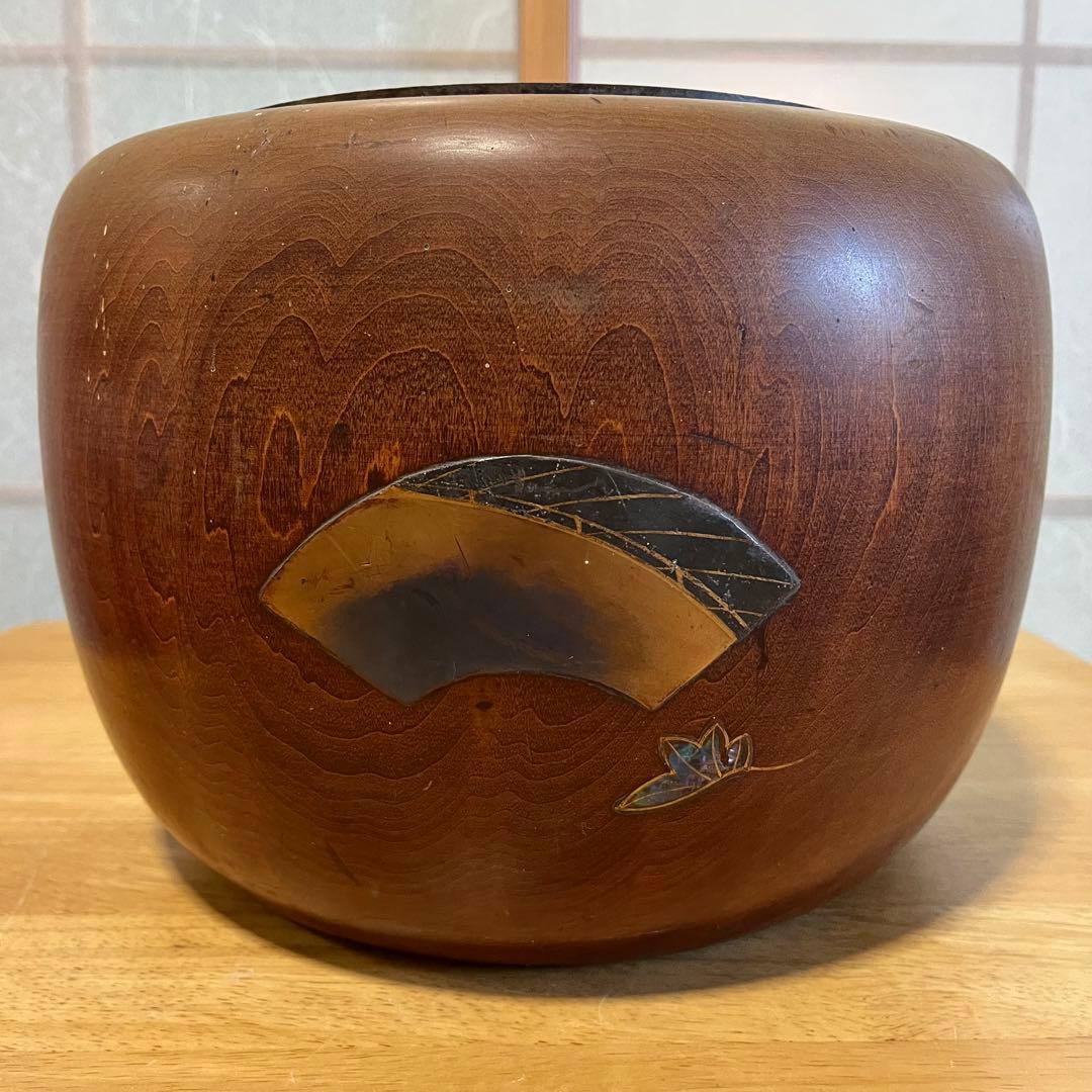 100年前　アンティーク　希少品　昭和3年製　昭和レトロ　ヴィンテージ　木製火鉢