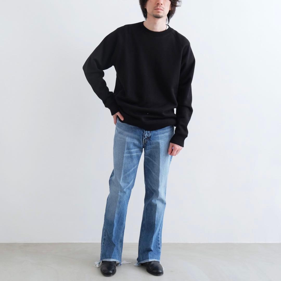 新品 INSCRIRE FLARE DENIM（BLUE USED）