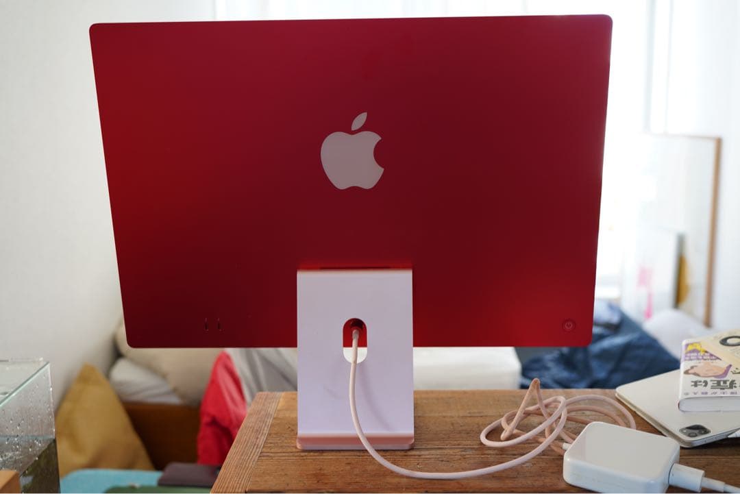 Apple iMac レッド M1 2021型 24インチ 8g メモリ