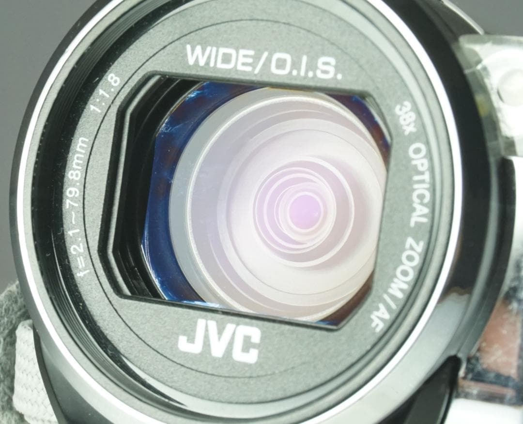 [動作確認済み] JVC GZ-E565 ビデオカメラ ホワイト 箱付き