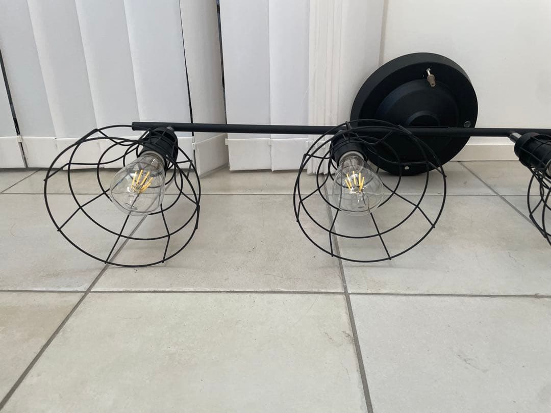 アートワークスタジオ インダストリアル 4灯シーリングライト 自在 ブラック黒1