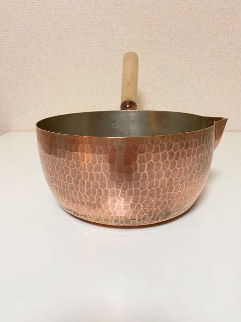 【2/8まで値下げ】 京都有次 銅 ゆきひら鍋 19.5cm 行平 雪平