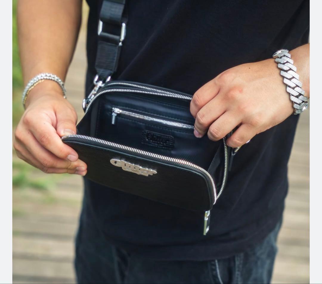 月足さん専用 Glitter ブラックショルダーバッグ