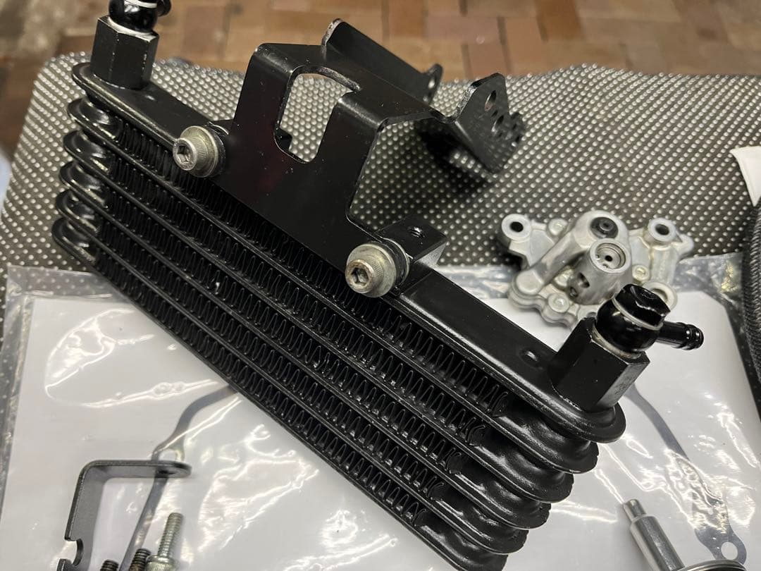 モンキー125 JB03 JB05オイルクーラーセット