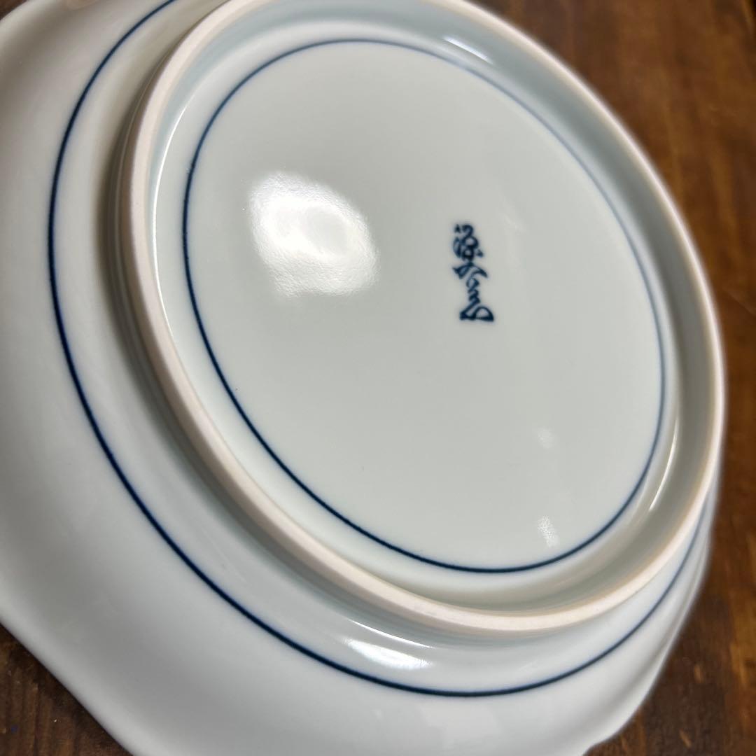 源右衛門　染付龍絵　十二支　飾り皿　　6寸皿