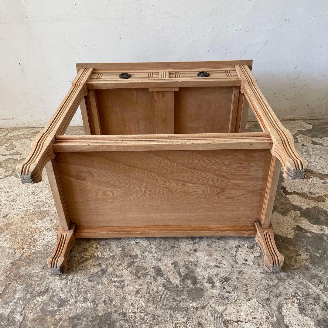 ビンテージ ドロワーサイドテーブル 　剥離