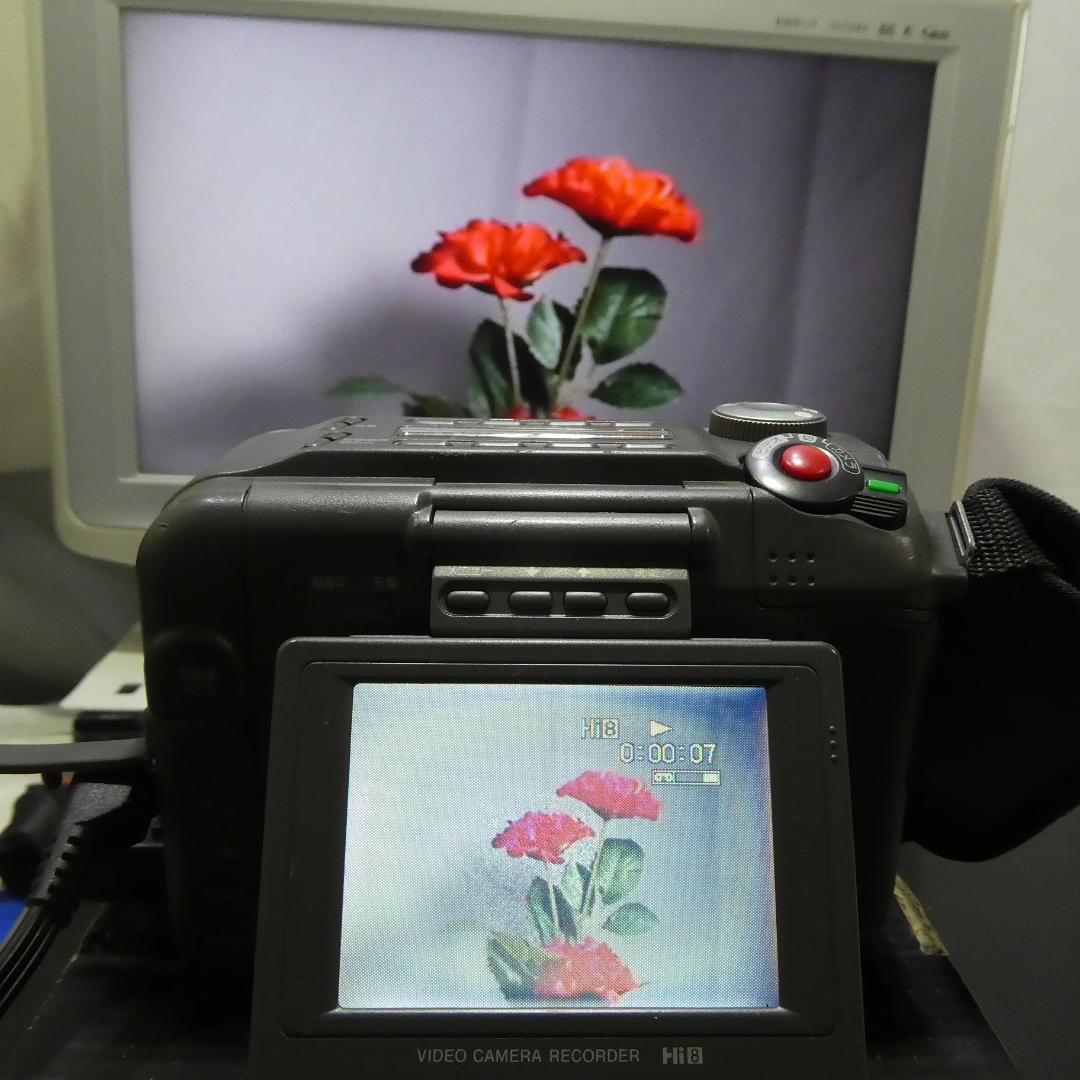 動作良好ソニー CCD-SC55 Video.Hi8デジタルビデオカメラDVD化