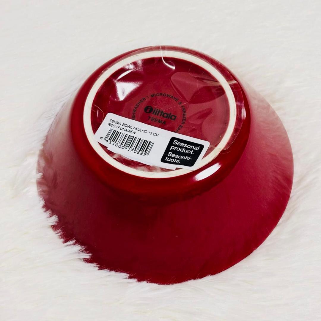 イッタラ ティーマ ボウル レッド 15cm 廃盤 希少  北欧
