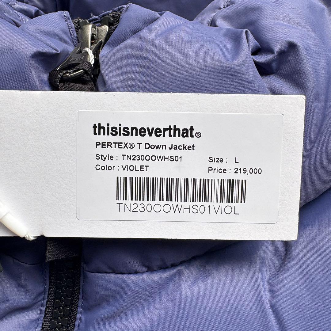 【こっとん】thisisneverthat PERTEX ダウンジャケット
