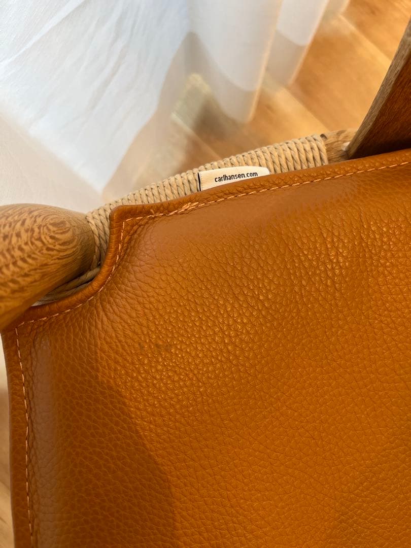 カールハンセンアンドサン　CH24 公式Yチェア専用レザークッション　4枚