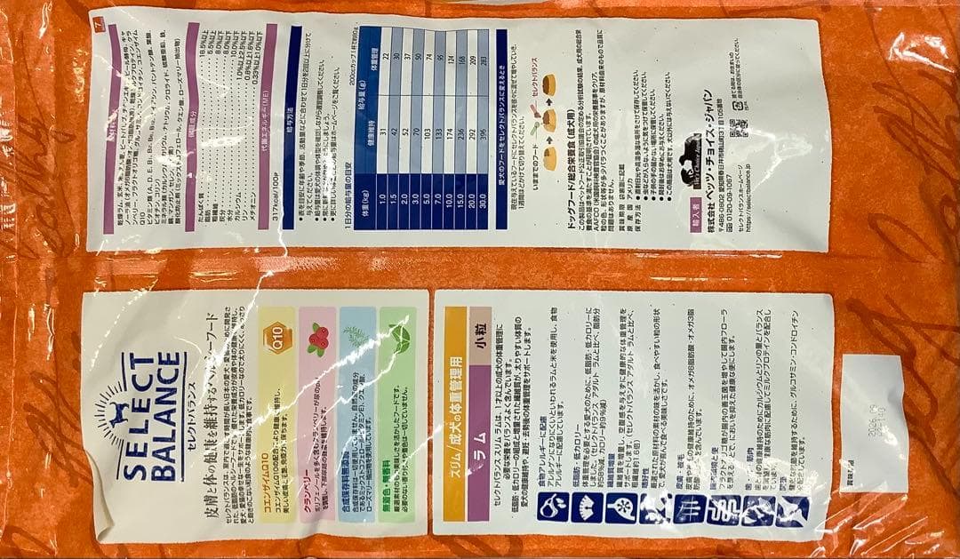 セレクトバランス スリムラム 小粒 7kg