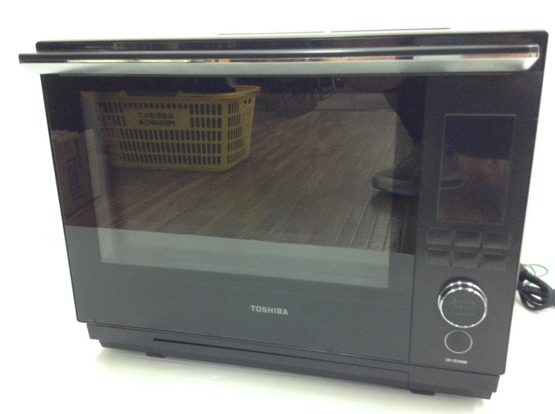 東芝オーブンレンジ 石窯ドーム 30L ER-YD3000(K) オーブン未使用