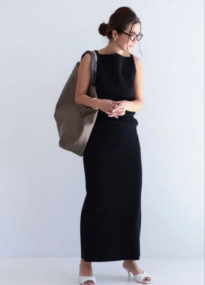 【未使用・タグ付】Demi-Luxe BEAMSヘルシーニットキャミソール