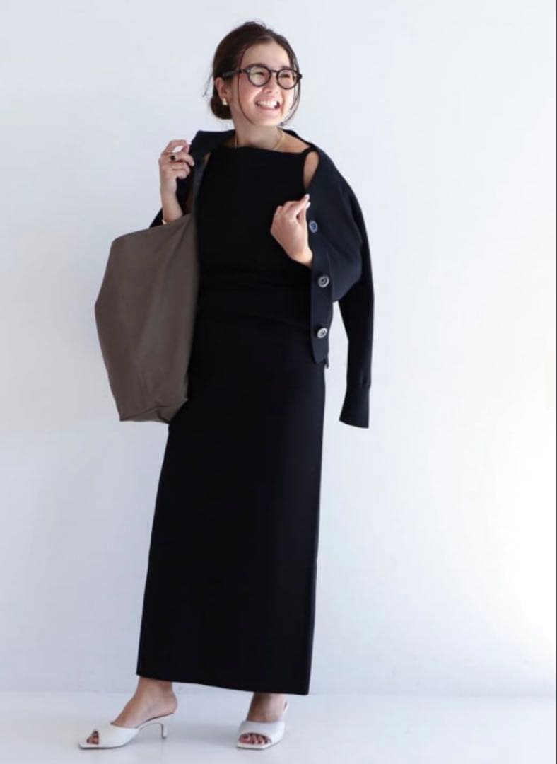 【未使用・タグ付】Demi-Luxe BEAMSヘルシーニットキャミソール