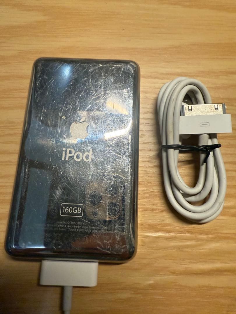iPod Classic 160GB A1238 動作確認済み ケーブル付