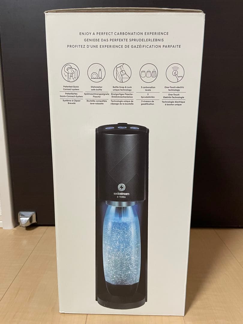 M*8様 ソーダストリームE-TERRAスターターキット ブラック SSM109