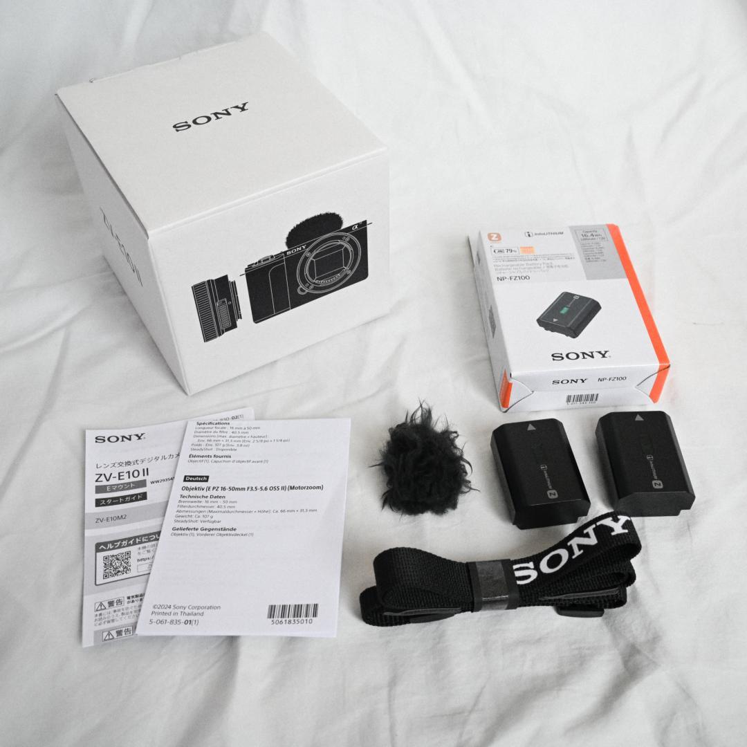 SONY ZV-E10 II (ZV-E10M2K) パワーズームレンズキット