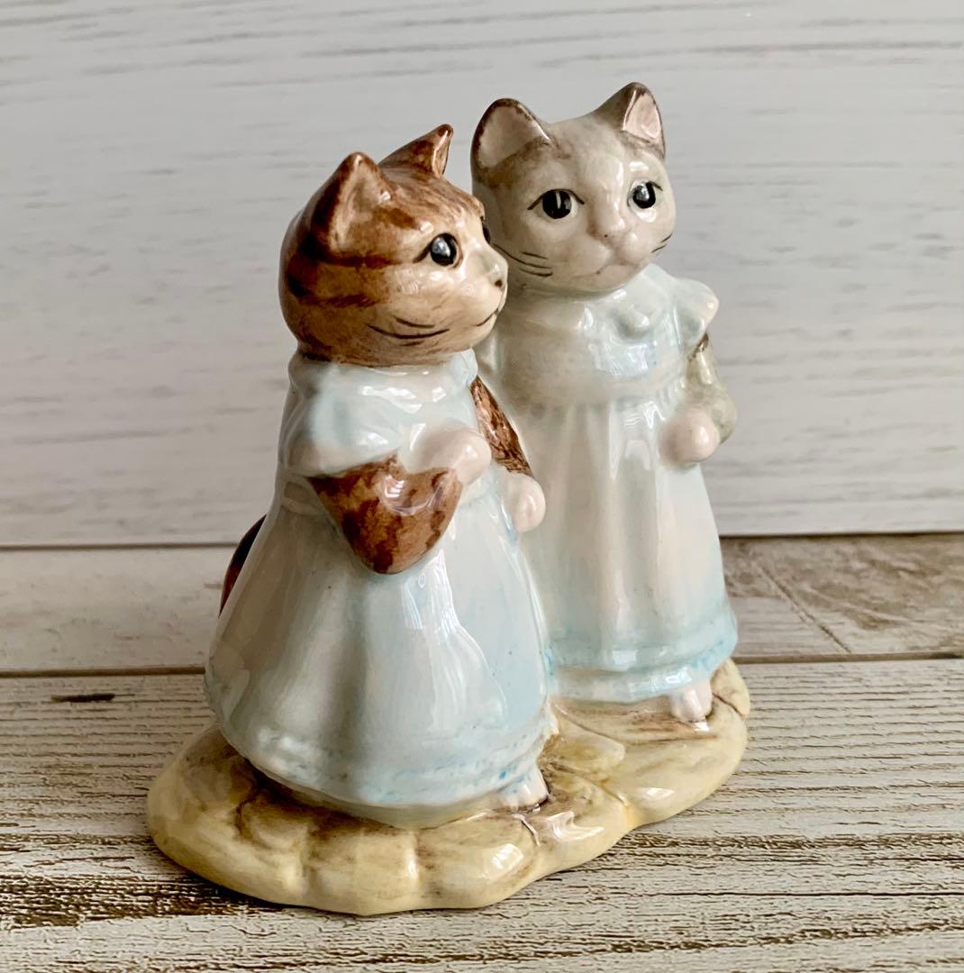 【レア】ピーターラビット ミトンとモペット フィギュリン ロイヤルアルバート