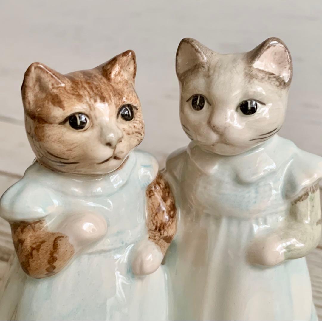 【レア】ピーターラビット ミトンとモペット フィギュリン ロイヤルアルバート