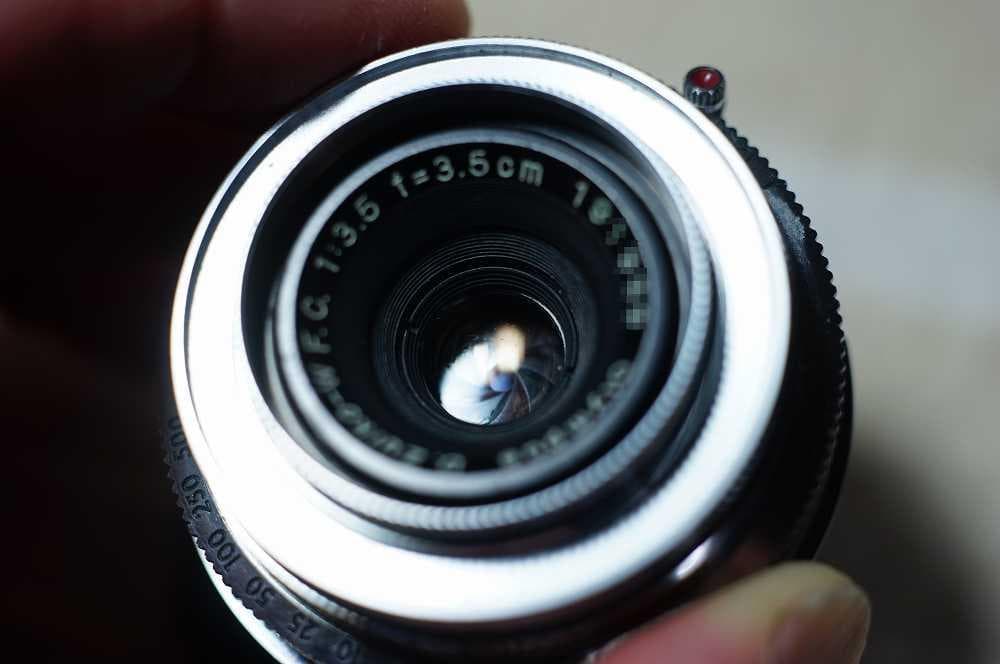 改造レンズ　D.zuiko-w F.C. 3.5cm F3.5