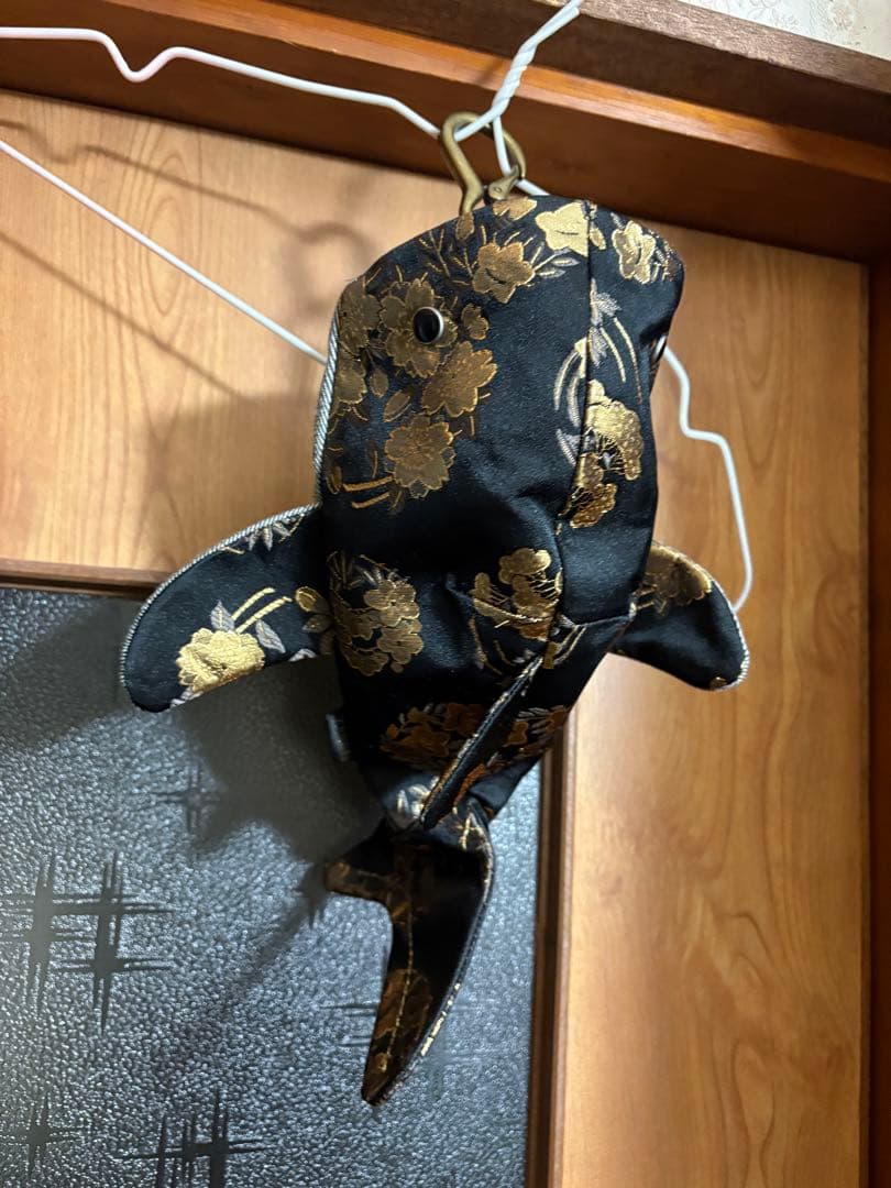 KASEI ユニセックス 小サメ 6+セット 金欄 ショルダーバッグ 日本製