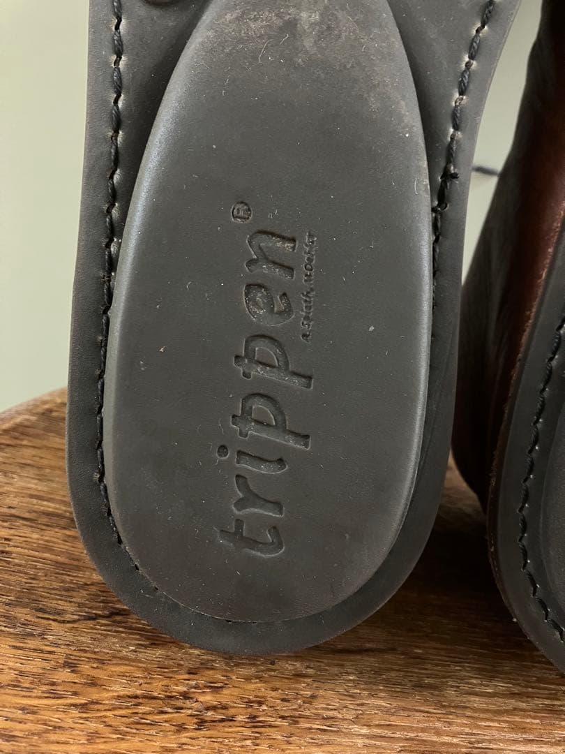 【trippen】 BROWN \"SEED\" FARMERS SHOES