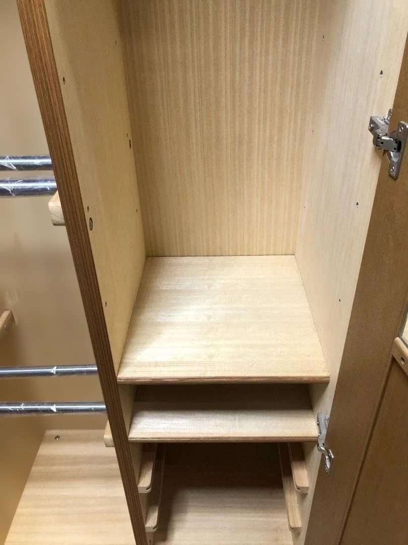 府中家具　桐たんす　佐々木木工　大塚家具　洋ダンス　2枚扉　250523-4