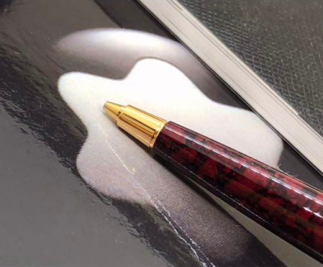 モンブラン　★金運幸運を呼ぶパワー石！レッドメノウ・マーブル特別なノブレスドウエ