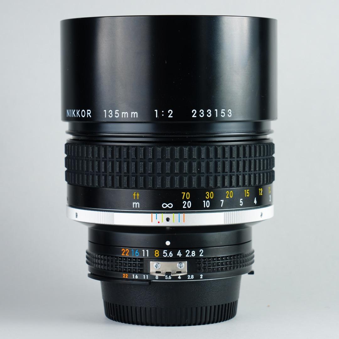 【ボケビースト】動作◎ ニコン Ai-s Nikkor 135mm F2 153