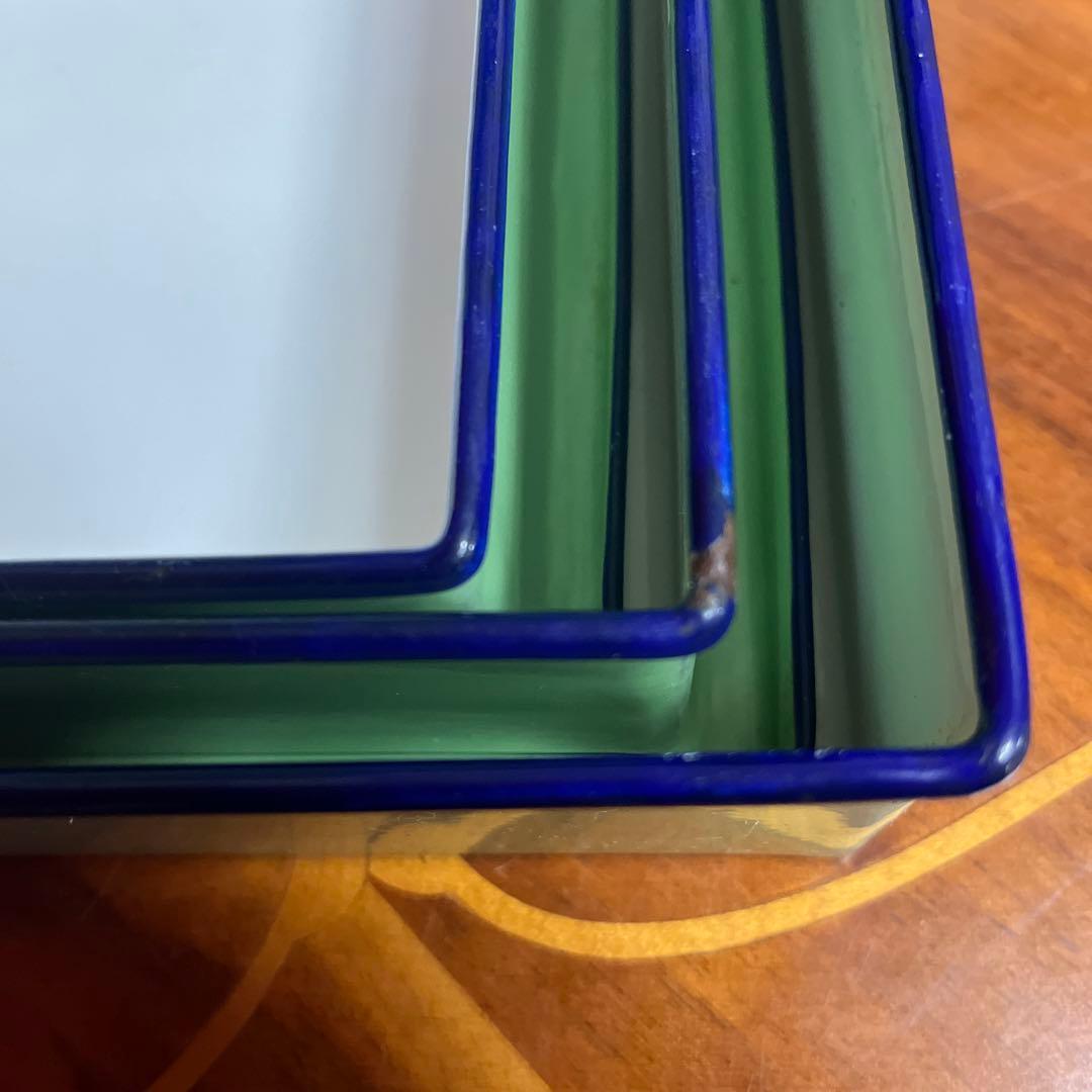 希少 昭和レトロ フジイホーロー 月兎印 バットボックス 大 中 小 3個セット