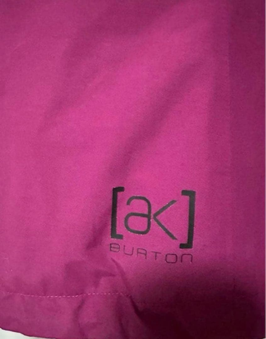 burton ak GORE-TEXスノボウェア ジャケット 赤紫　M