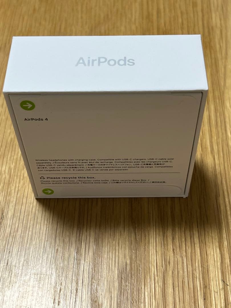 【新品・未使用品・未開封】AirPods 4 本体