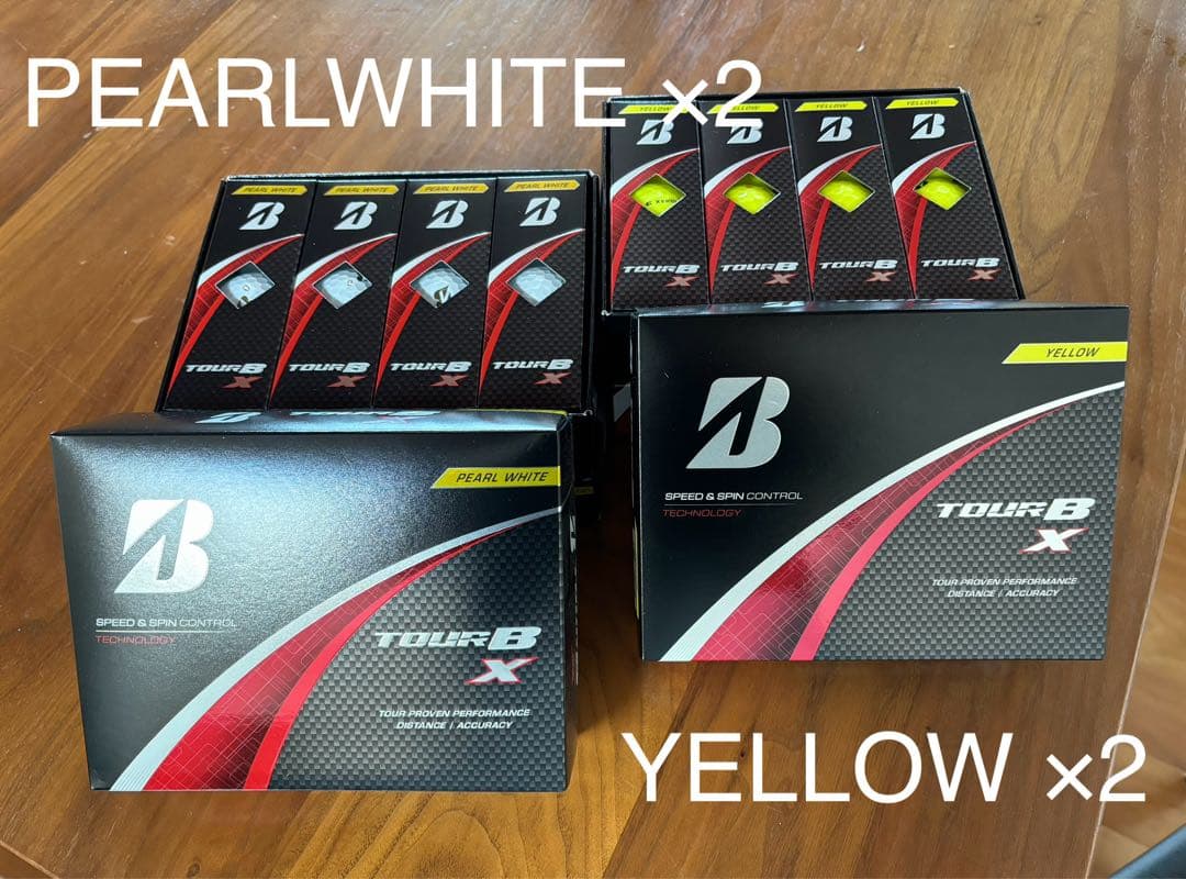 【新品未使用】TOUR B X ゴルフボール 4ダース