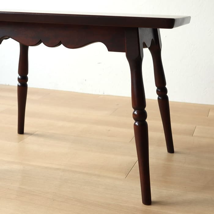 アンティーク 北海道民芸家具 サイドテーブル 机 木製 樺材