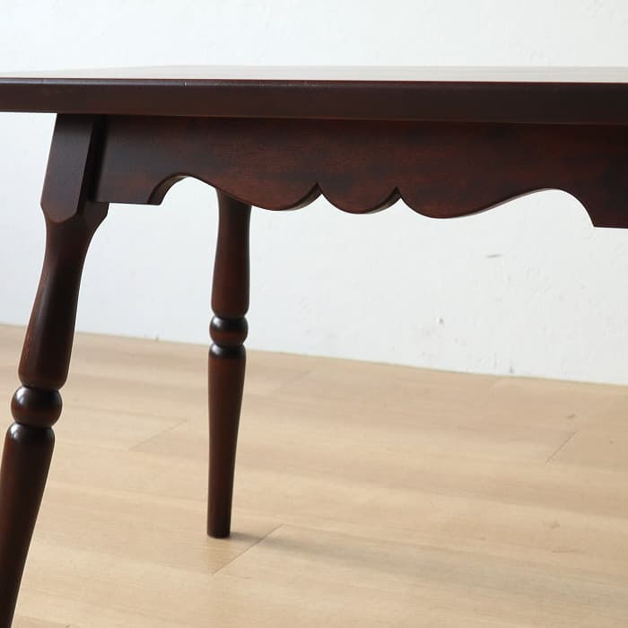 アンティーク 北海道民芸家具 サイドテーブル 机 木製 樺材