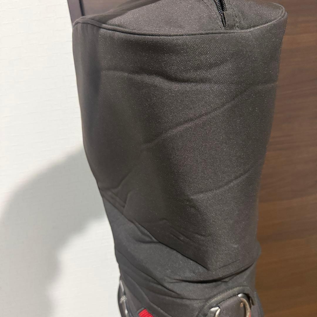 MIZUNO キャディバッグ ゴルフバッグ 黒 赤