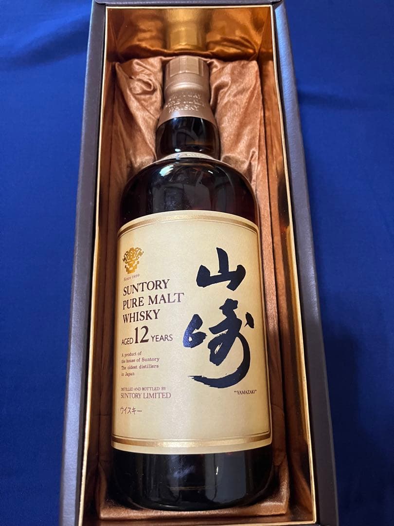 山崎 12年 旧ボトル ピュアモルト ウイスキー SYA1N 750ml 箱付