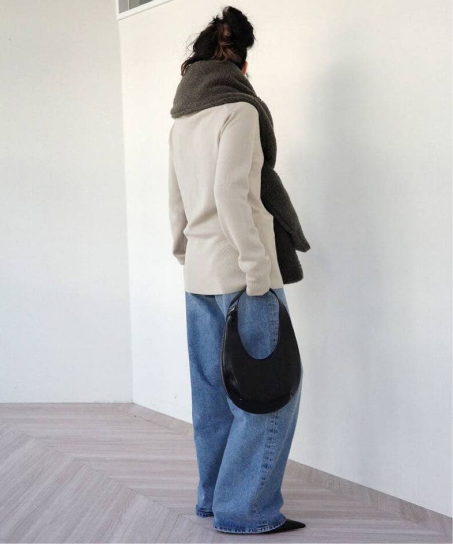 AP STUDIO THROW スロー ボアショール 別注色　カーキ　美品