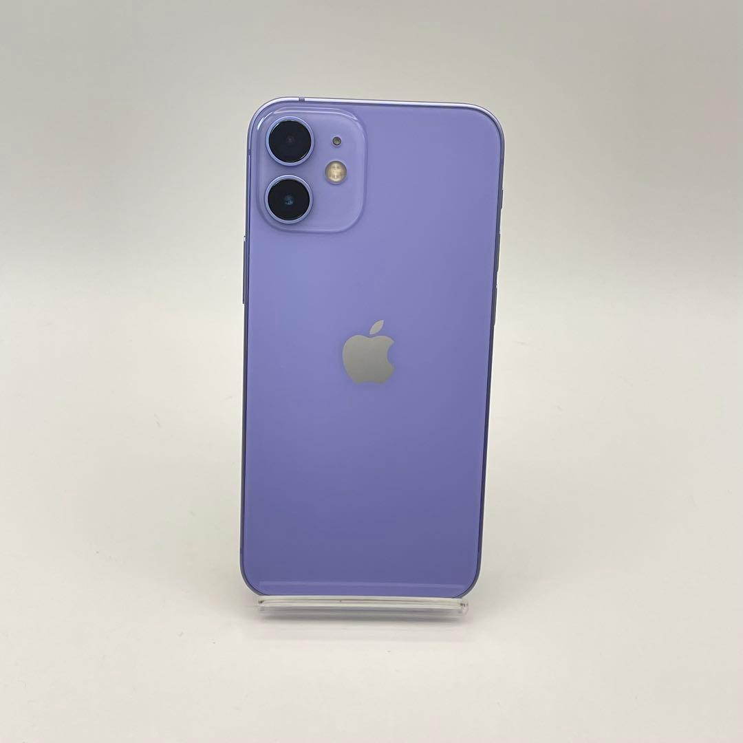 iPhone 12mini 128GB 大容量バッテリー新品100% パープル