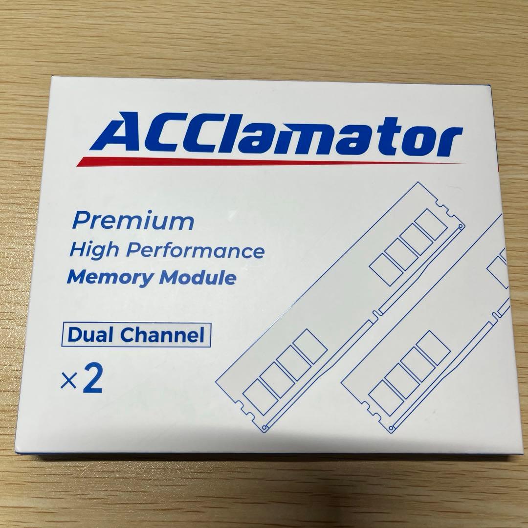 ACClamator DDR5メモリー 32GB(16GB×2) 6000Mhz