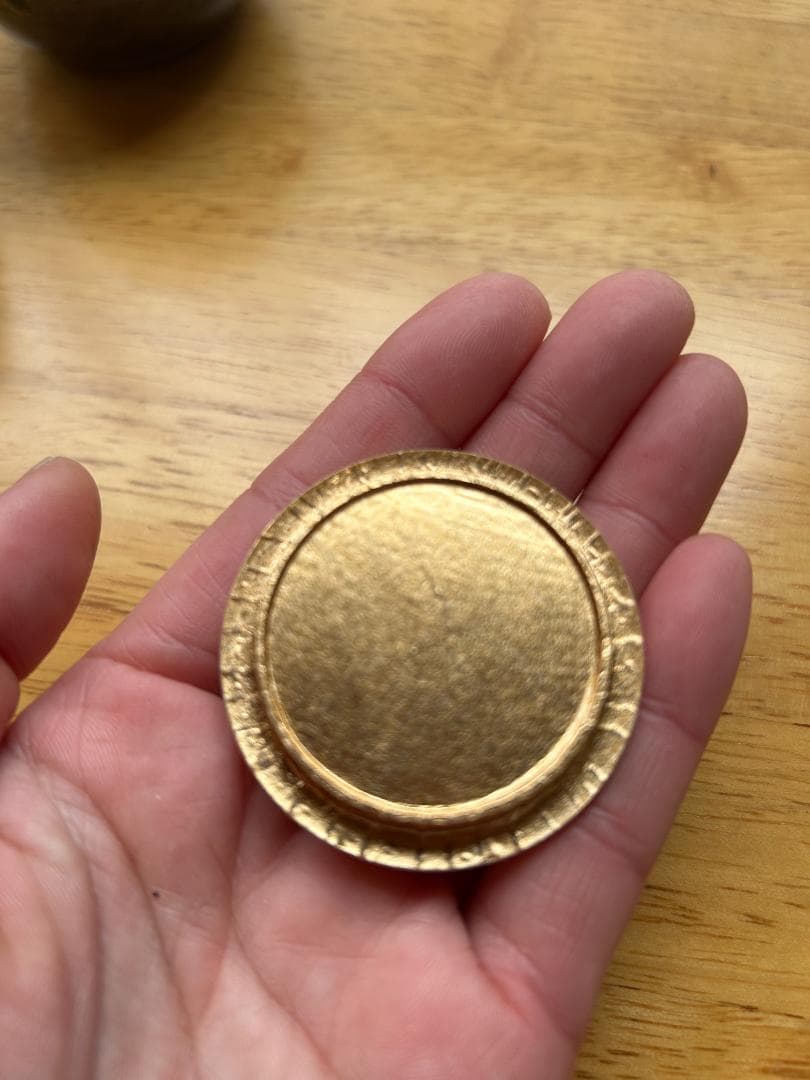 【茶入】松屋肩衝　大名物　笹田有祥　1回のみ使用