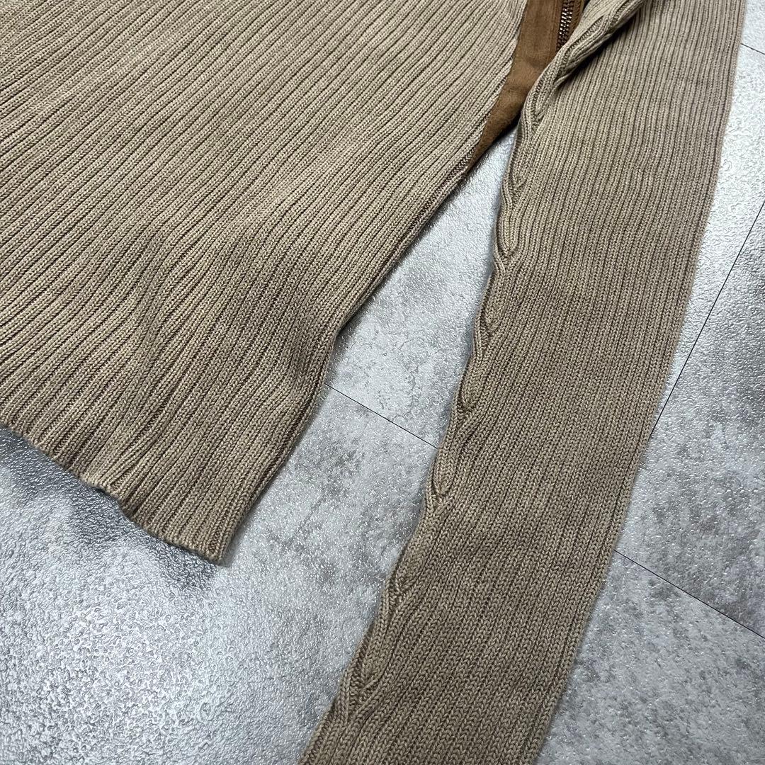 トップス MORGAN HOMME gimmick ds zip up knit