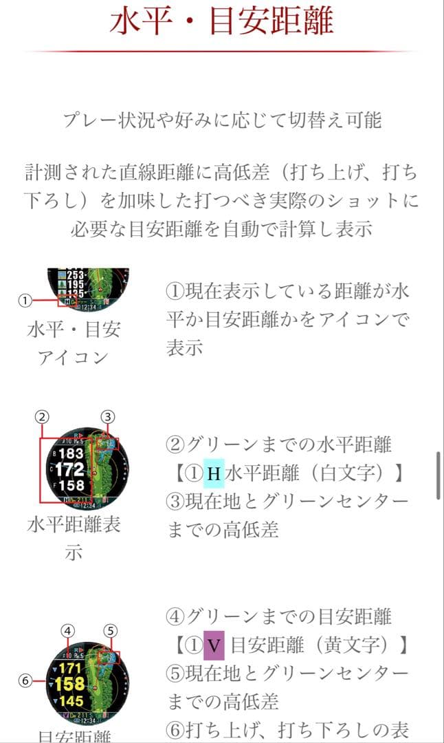 Shot Navi® Evolve PRO 白 Golf GPS Watch