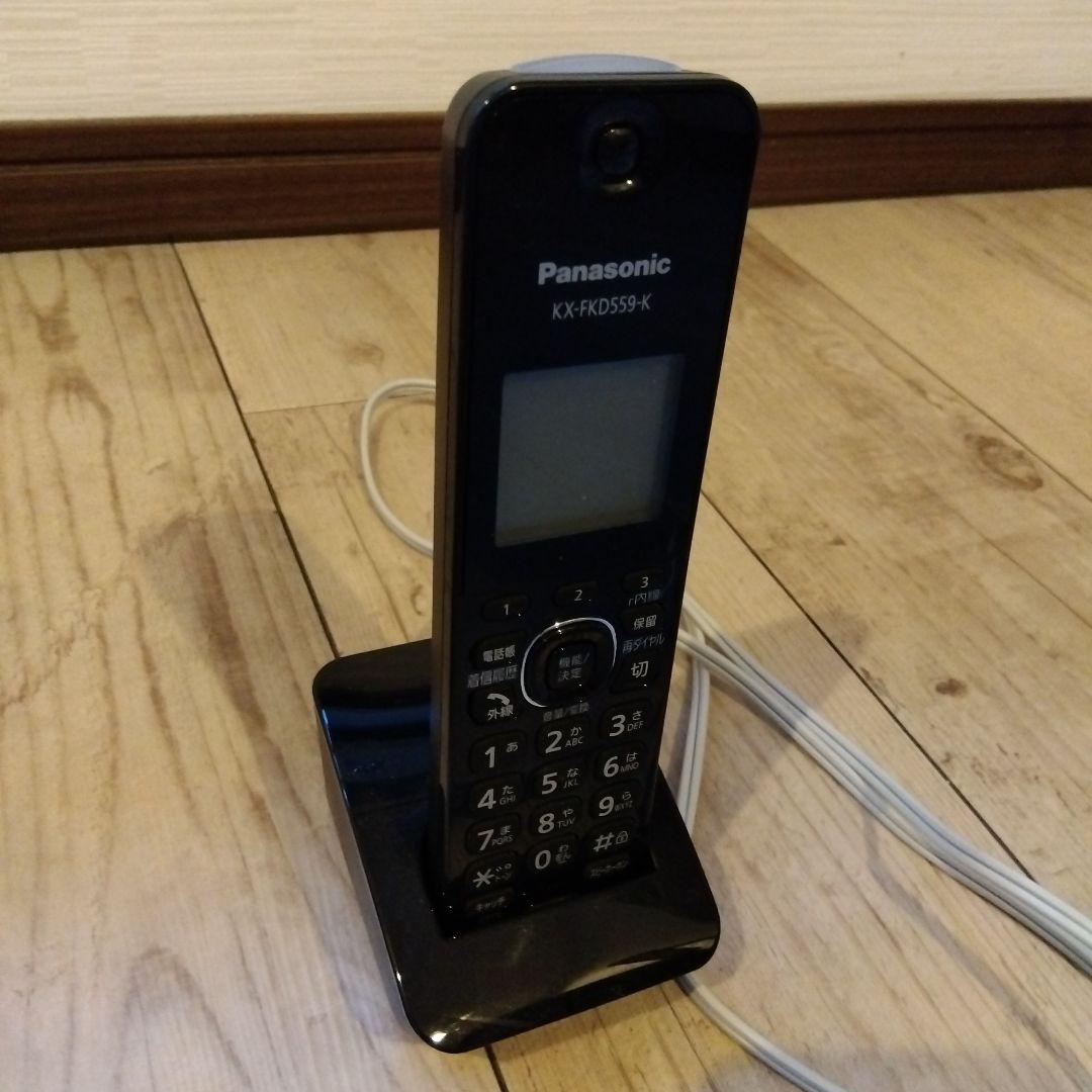 パナソニックコードレス子機 VE-GDL45DL-K＋KX-FKD559-K