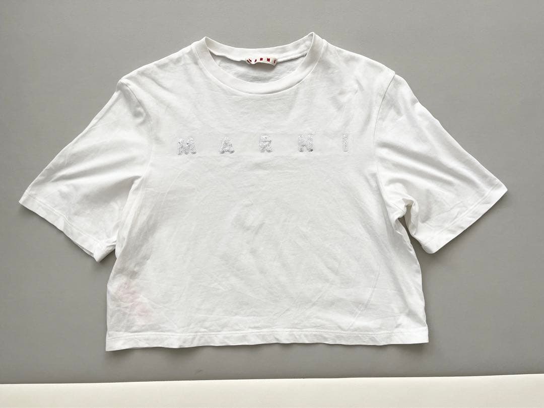 マルニ　marni   Tシャツ　14y スパンコール　白　キッズ　大人も着れる