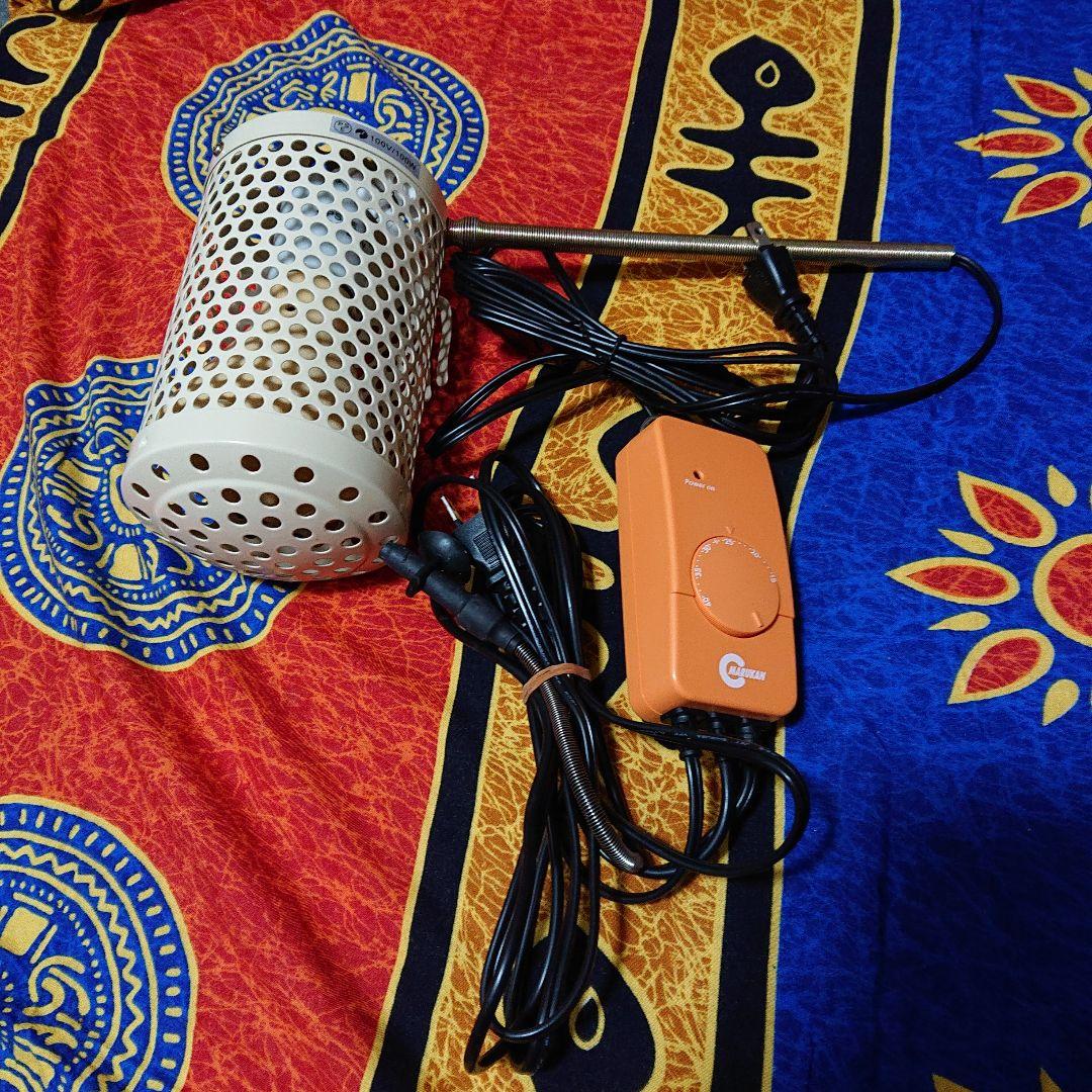 小動物用ヒーター 100W 　ミニマルサーモ　サーモスタットセット　鳥ヒーター
